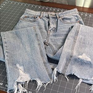 BDG Cowboy Jean Light Blue Distressed